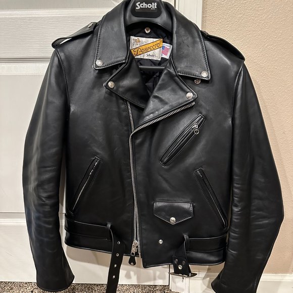 Schott NYC 118 Classic Perfecto Leather Motorcycle Jacket - Picture 8 of 8